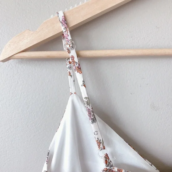 No Boundaries White and Brown Crop Camisole - Picture 12 of 17